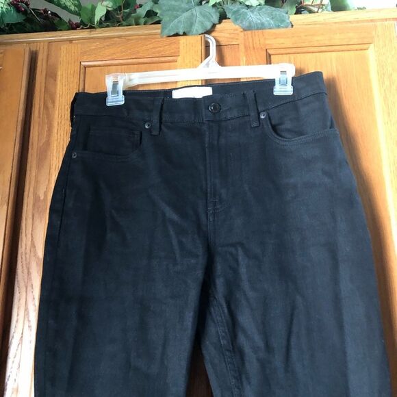 Everlane Classic High Rise Straight Ankle Jeans Frayed Hem - 29 - Picture 3 of 12